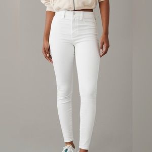 White High Waisted Jegging Size 2